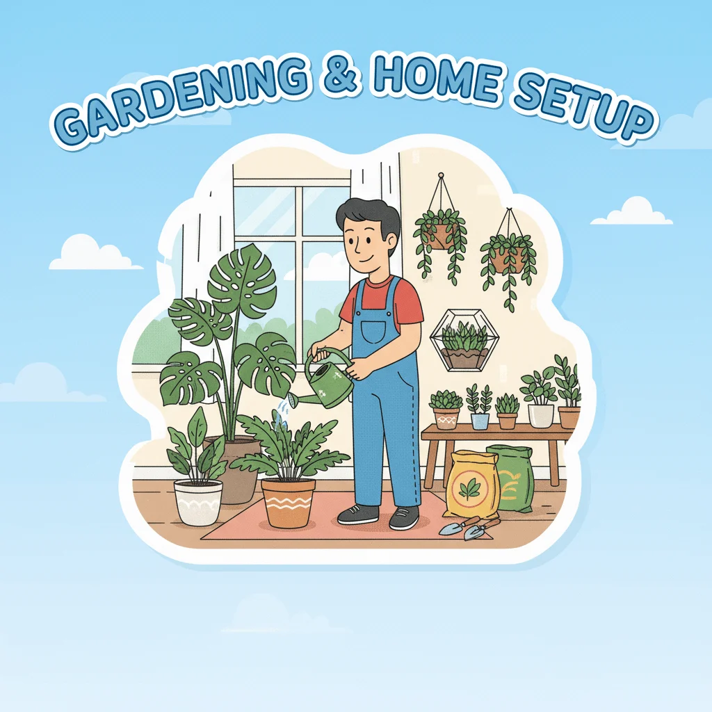 Gardening & Home Plant Setup